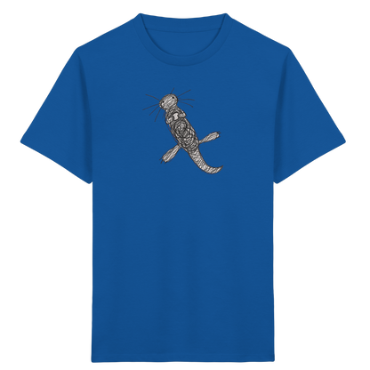 Otter von oben gezeichnet - Kinder Bio T-Shirt
