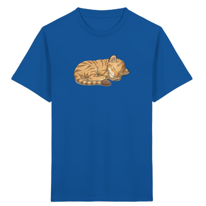 Schlafende Katze Kinder T-Shirt - Kinder Bio T-Shirt