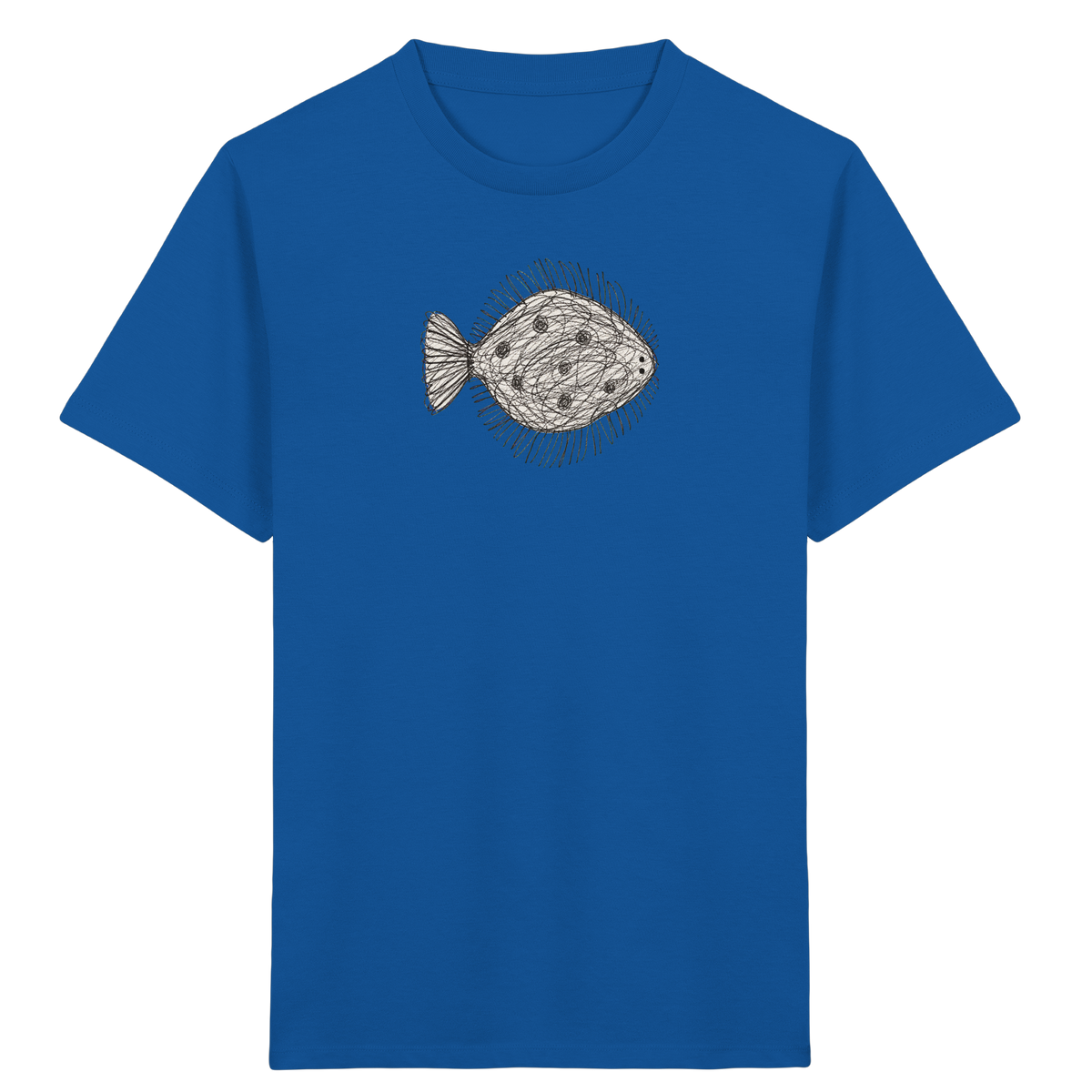 Flunder von oben - Kinder Bio T-Shirt