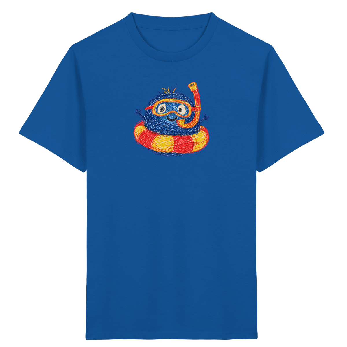 Schnorchelmumpf im Schwimmring - Kinder Bio T-Shirt