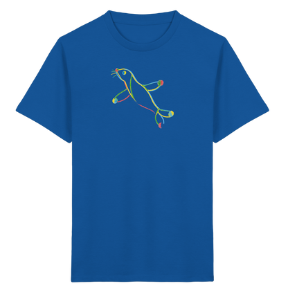 Bunte Farbpunkt Robbe Kinder - Kinder Bio T-Shirt