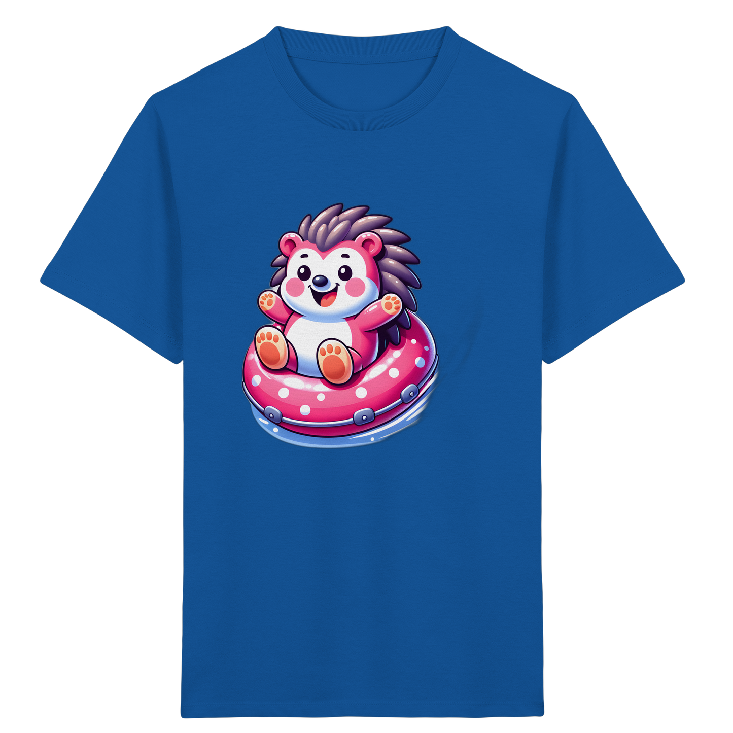 Igel im Schwimmring: Sommer-T-Shirt - Kinder Bio T-Shirt