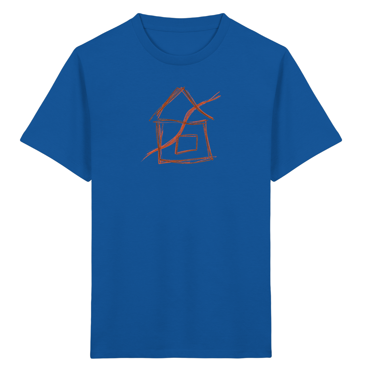 Braunes Eckenhaus Kinder T-Shirt - Kinder Bio T-Shirt
