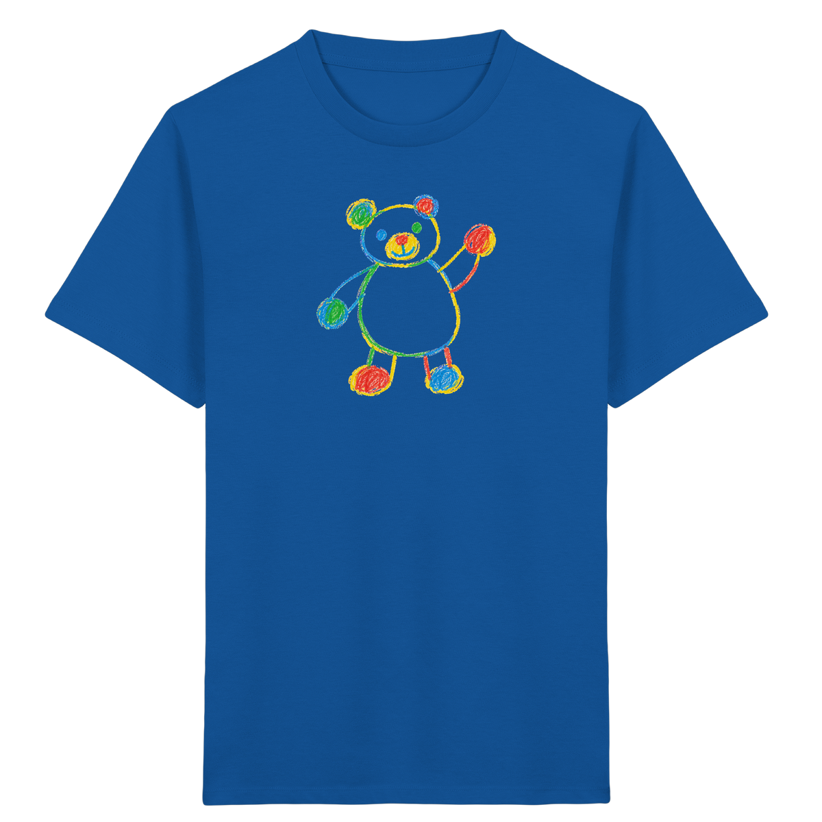 Farbpunkt-Bär für Kinder - Kinder Bio T-Shirt