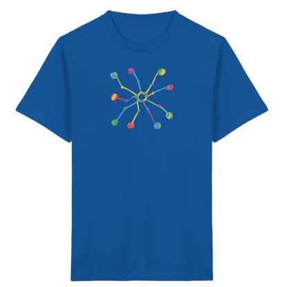 Bunte Farbpunkt Spinne - Kinder Bio T-Shirt