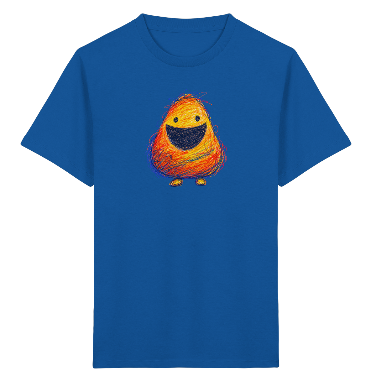 Zahnloses Grinsen Monster Shirt - Kinder Bio T-Shirt