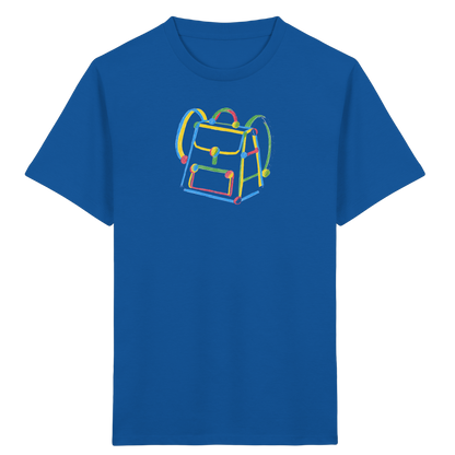 Bunter Kritzel Rucksack - Kinder Bio T-Shirt