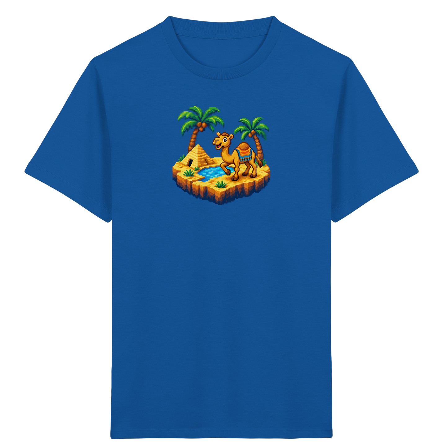 Verspieltes Pixel-Art Kamel Kinder T-Shirt - Kinder Bio T-Shirt