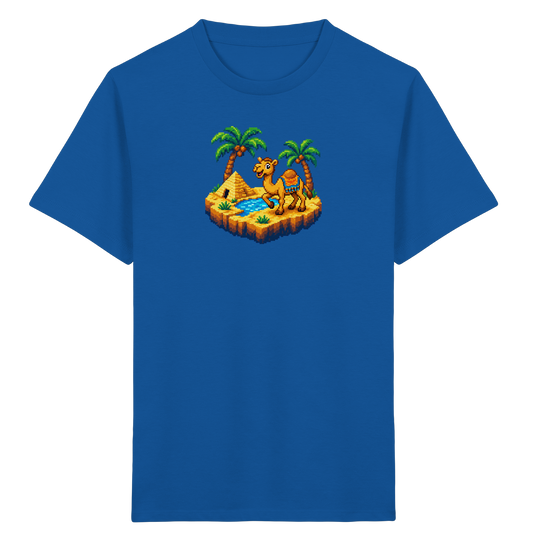 Verspieltes Pixel-Art Kamel Kinder T-Shirt - Kinder Bio T-Shirt
