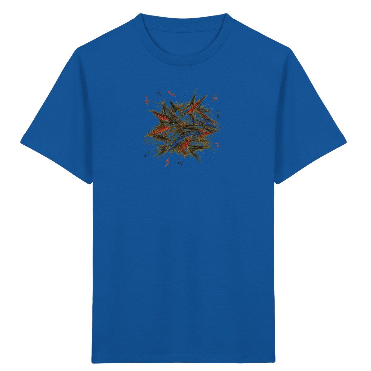 Wildes Energie T-Shirt mit Blitzen - Kinder Bio T-Shirt
