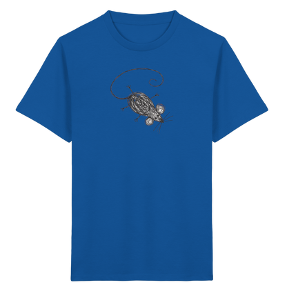 Maus von oben Kinderzeichnung - Kinder Bio T-Shirt