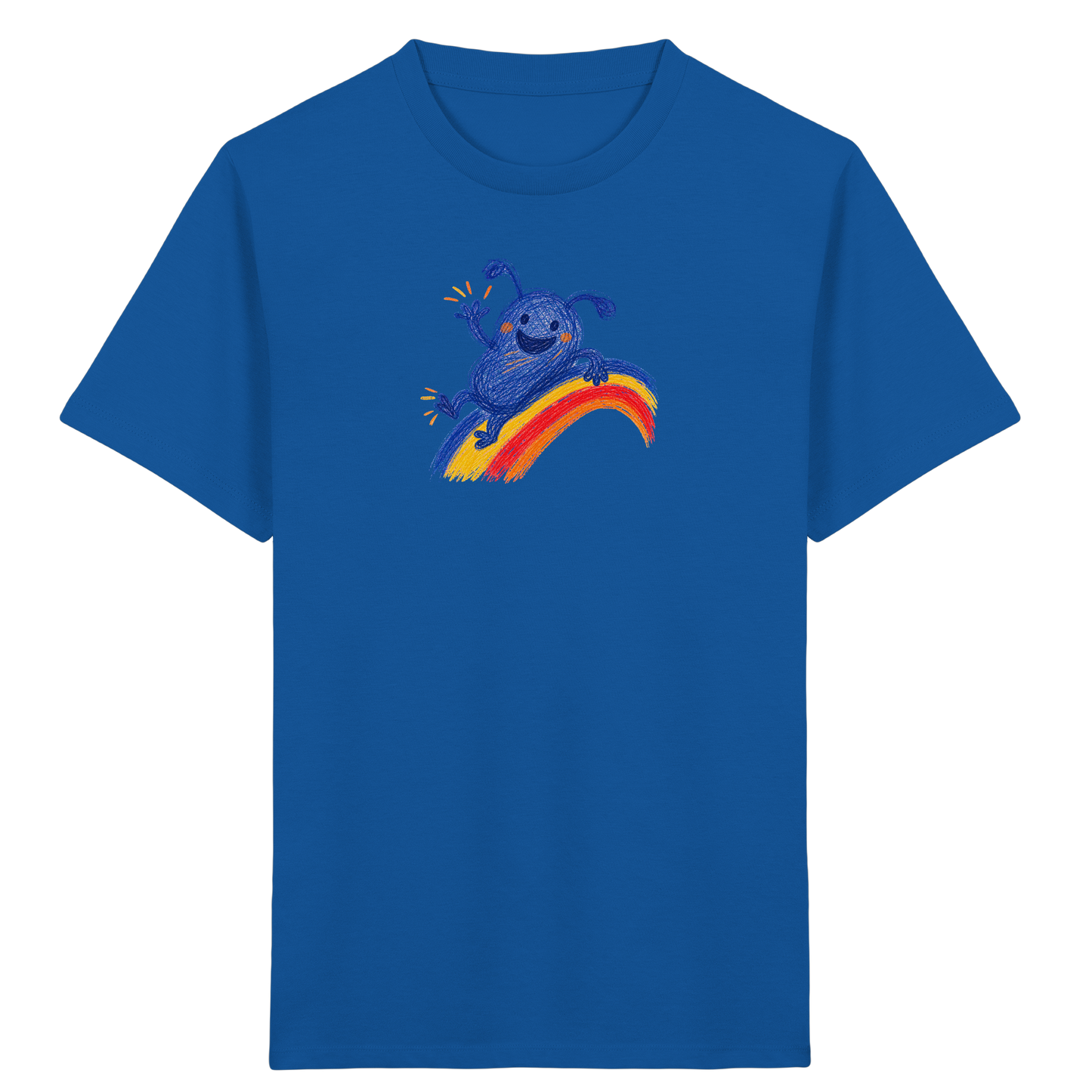 Regenbogenracker Kritzelmonster Kinder Shirt - Kinder Bio T-Shirt