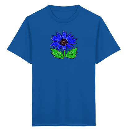 Kritzel Kornblume Kinder Shirt - Kinder Bio T-Shirt
