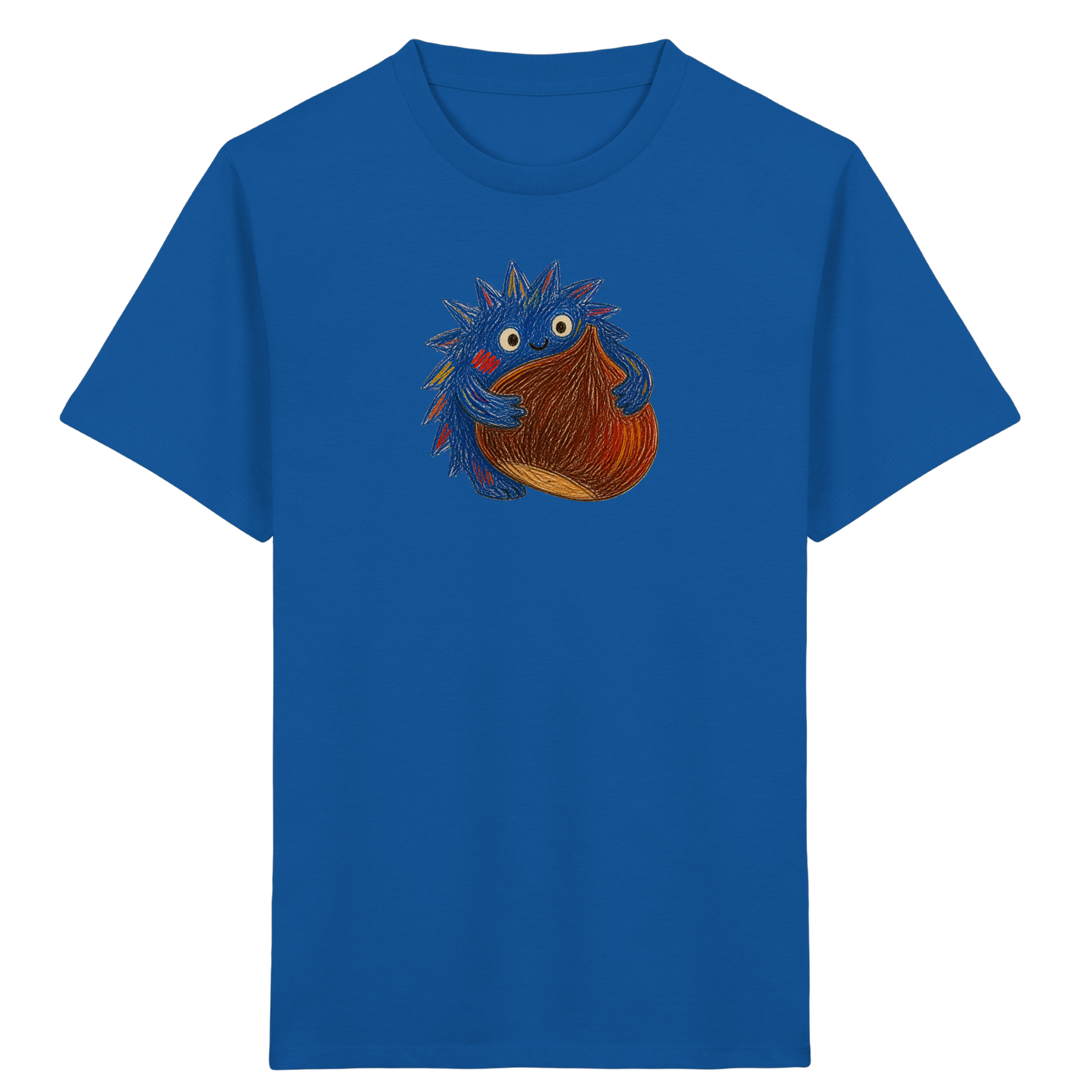 Kastanienknirps umarmt Kastanie - Kinder Bio T-Shirt