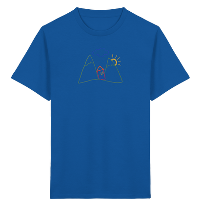Fröhliches Bergpanorama Kinder T-Shirt - Kinder Bio T-Shirt