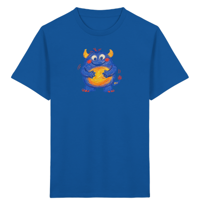 Bauchklopfer Monster Kinder Shirt - Kinder Bio T-Shirt