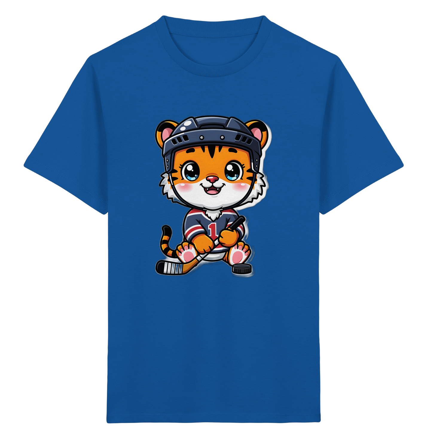Eishockey Tiger: Cooles Kinder T-Shirt
