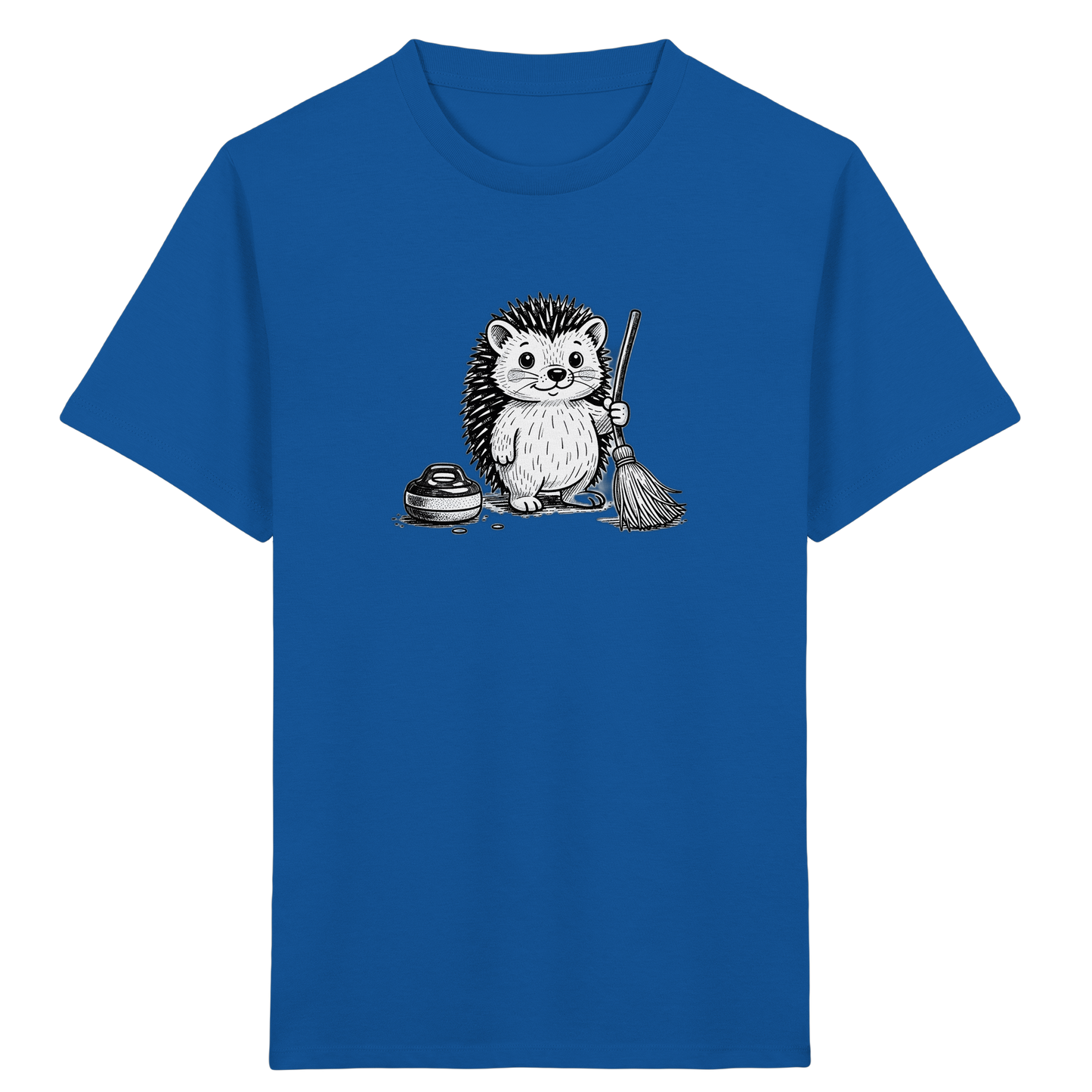 Igel beim Curling: Kinder T-Shirt - Kinder Bio T-Shirt