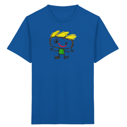 Kritzelkopf mit Windhaar - Kinder Bio T-Shirt