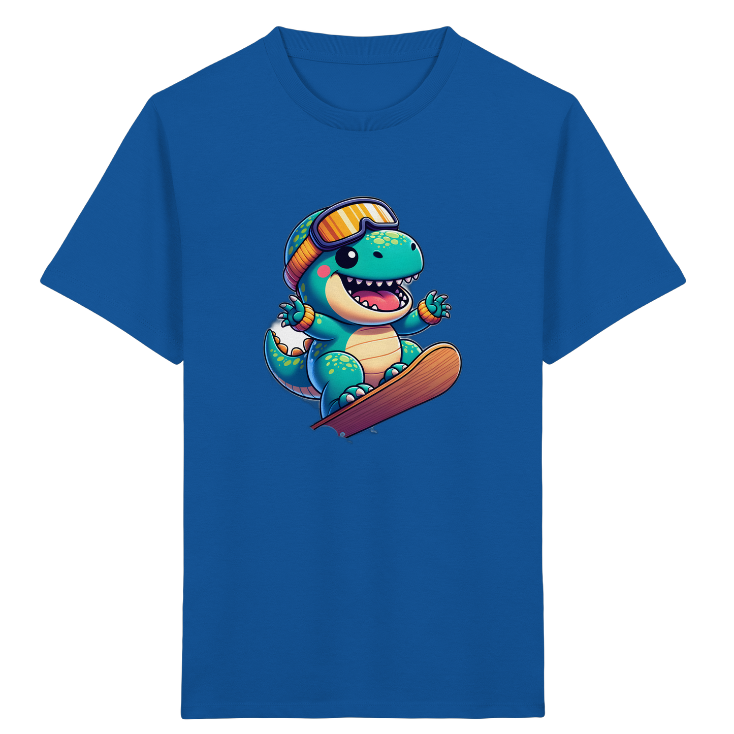 Dino Snowboard T-Shirt: Abenteuer pur!