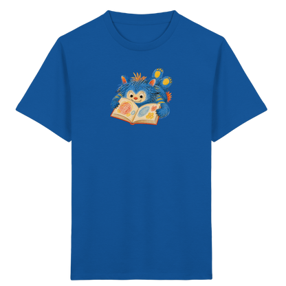 Bücherwurm Monster liest Bilderbuch - Kinder Bio T-Shirt