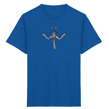 Känguru von oben gezeichnet - Kinder Bio T-Shirt