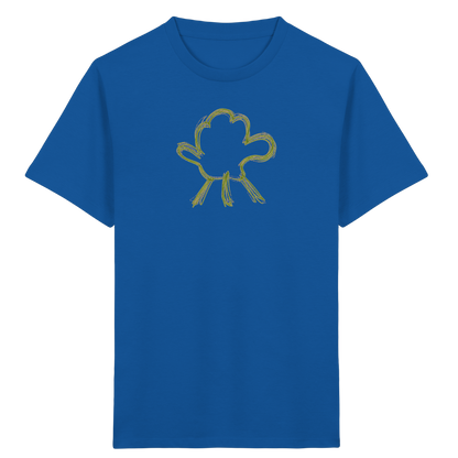 Olivgrüne Wolkenfigur Kinder Shirt - Kinder Bio T-Shirt