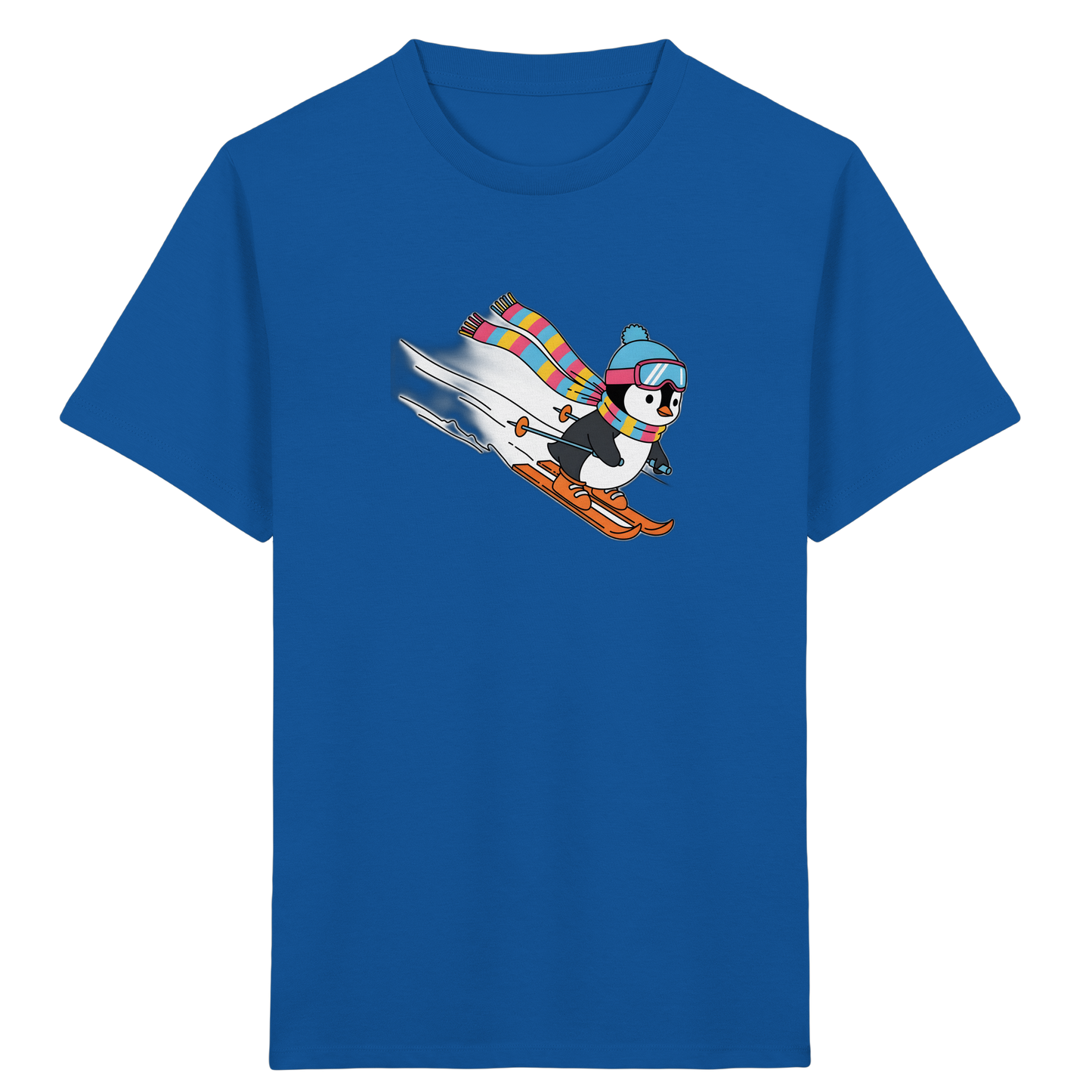 Fröhlicher Pinguin: Ski Abenteuer T-Shirt