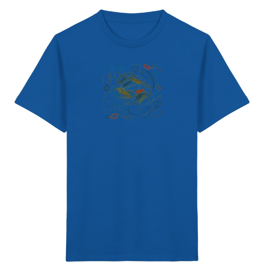 Kreatives Wachsmal-T-Shirt mit abstraktem Knäuel - Kinder Bio T-Shirt