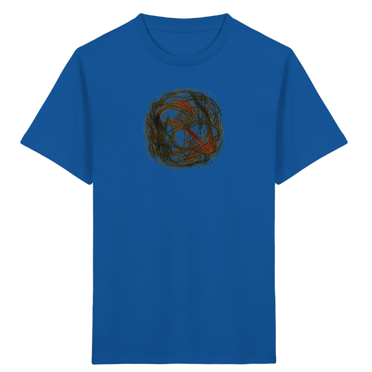Wildes Kreide Knäuel Natur T-Shirt - Kinder Bio T-Shirt