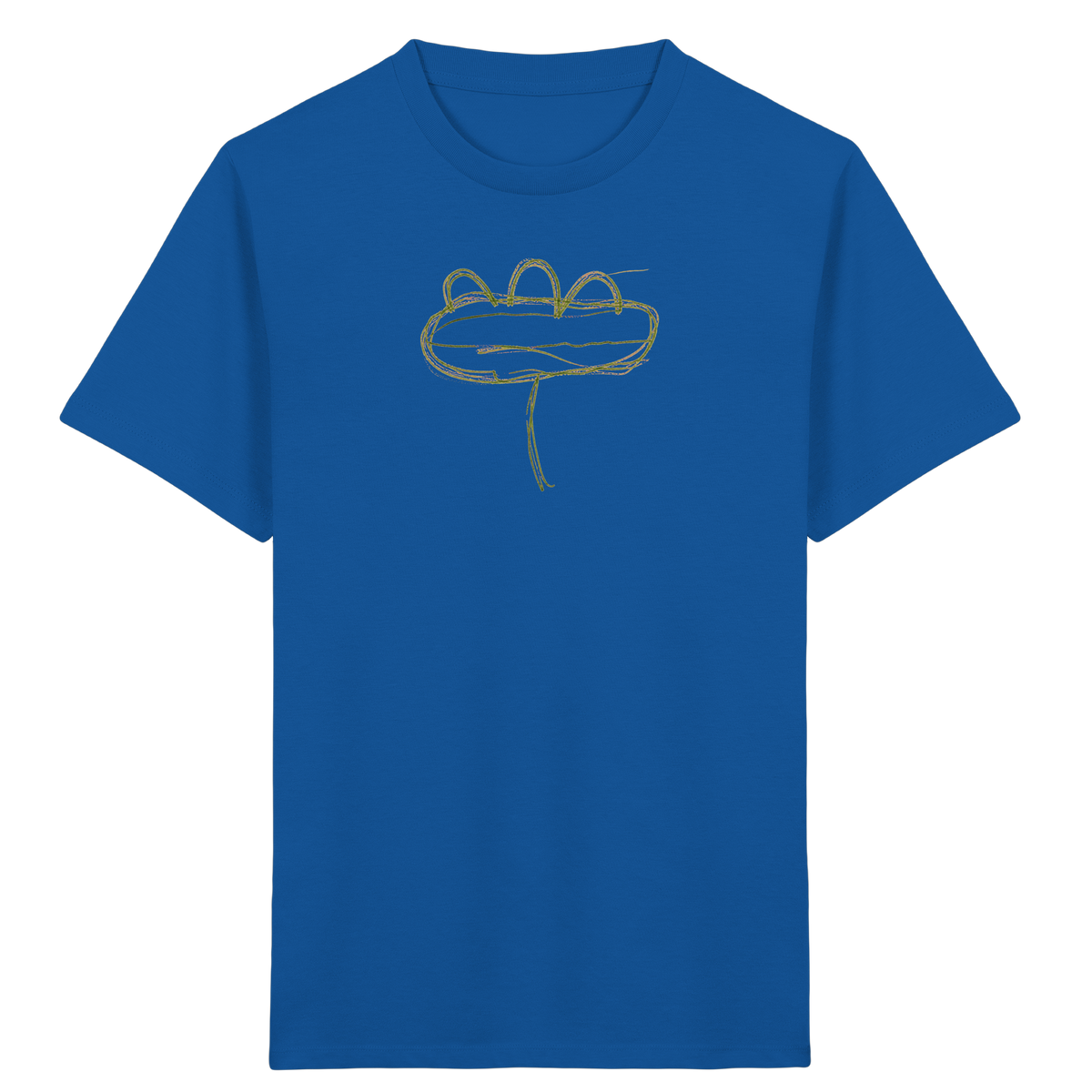 Moosgrüne Linieninsel Kinder T-Shirt - Kinder Bio T-Shirt