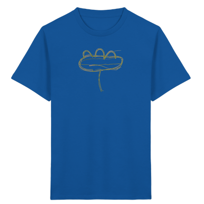 Moosgrüne Linieninsel Kinder T-Shirt - Kinder Bio T-Shirt
