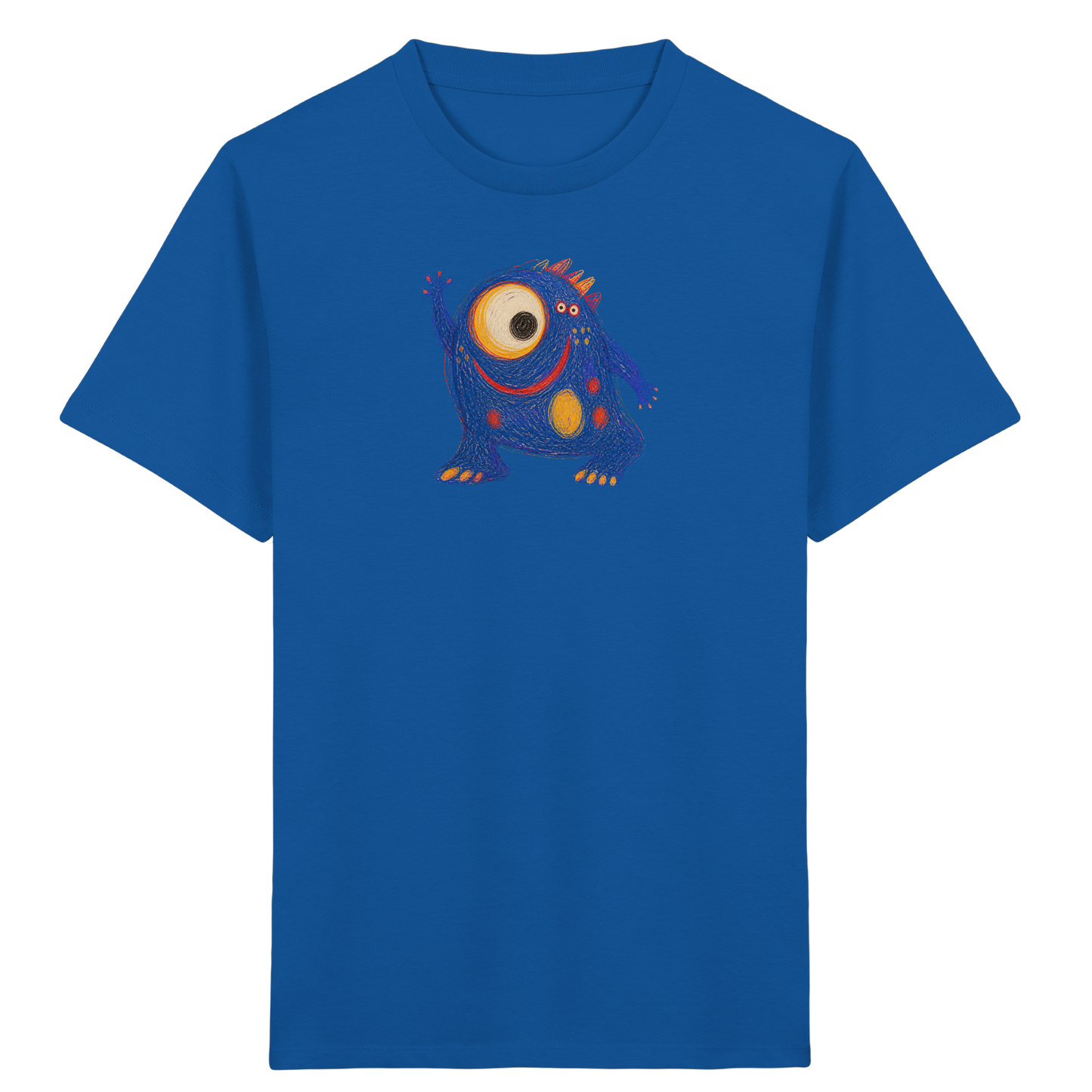 Kullerauge Kritzelmonster Kinder Shirt - Kinder Bio T-Shirt