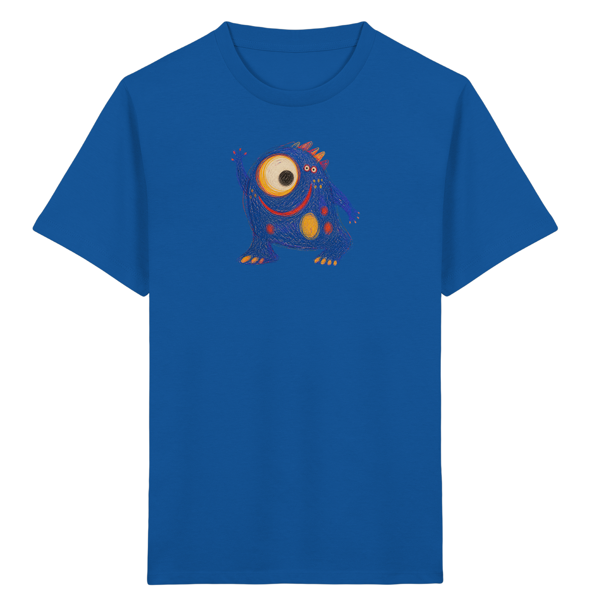 Kullerauge Kritzelmonster Kinder Shirt - Kinder Bio T-Shirt