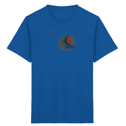 Abstraktes T-Shirt mit kunterbunten Knäueln - Kinder Bio T-Shirt