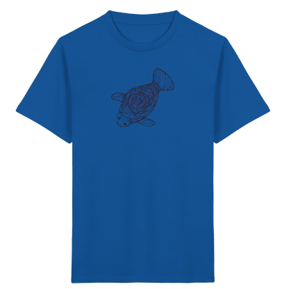Seekuh von oben gezeichnet - Kinder Bio T-Shirt