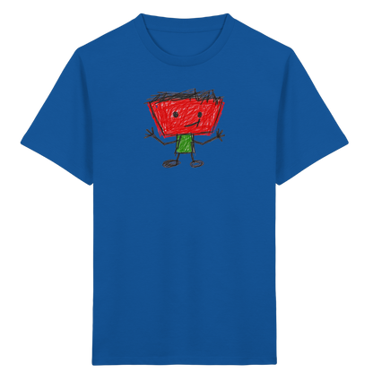 Kritzelkopf mit Zackenhaar - Kinder Bio T-Shirt