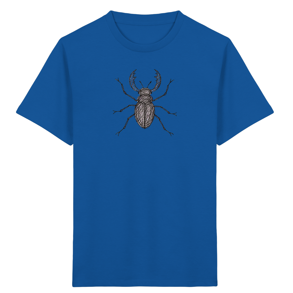 Hirschkäfer von oben - Kinder Bio T-Shirt