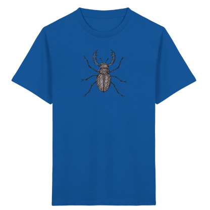 Hirschkäfer von oben - Kinder Bio T-Shirt