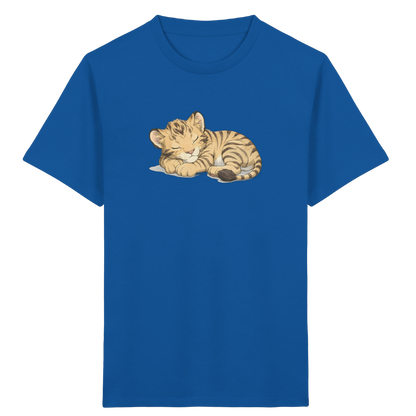 Schlafendes Tigerjunges Kinder T-Shirt - Kinder Bio T-Shirt