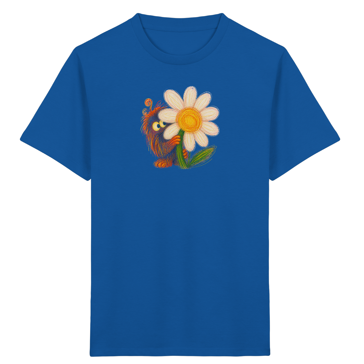 Gänseblümchen Monster Kinder T-Shirt - Kinder Bio T-Shirt