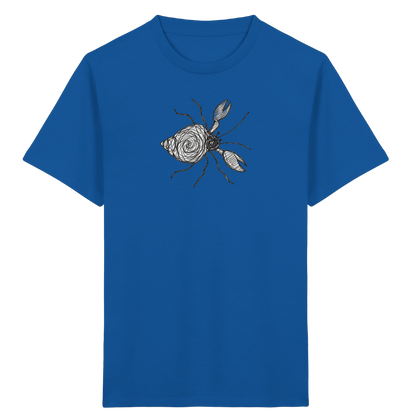 Einsiedlerkrebs von oben gezeichnet - Kinder Bio T-Shirt