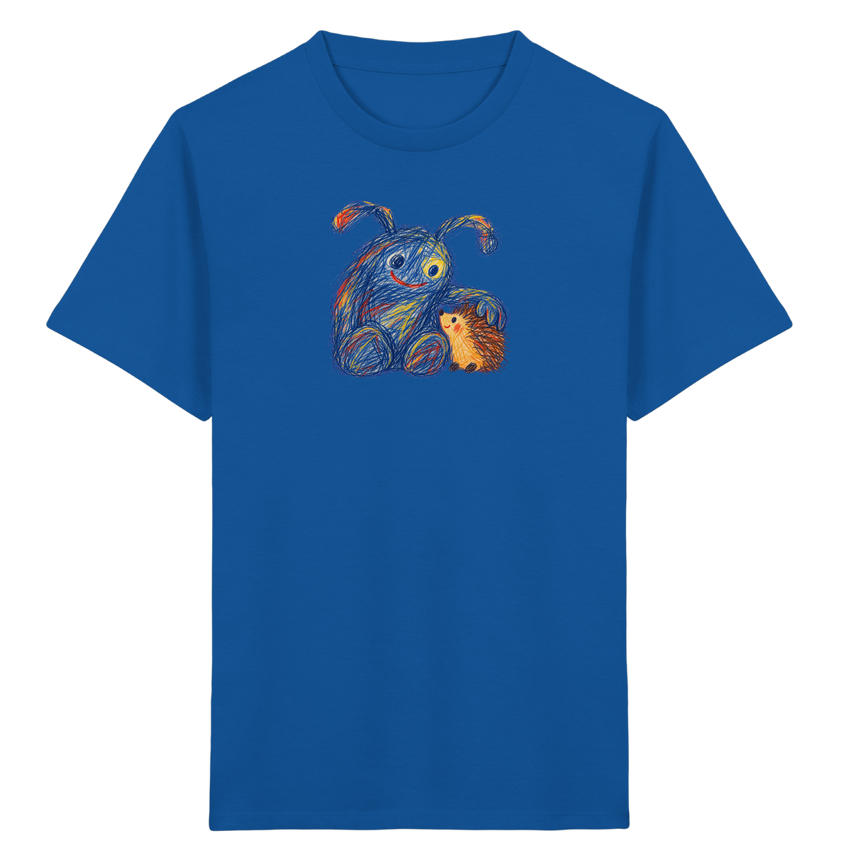 Igelkumpel Monster Freundschaft - Kinder Bio T-Shirt