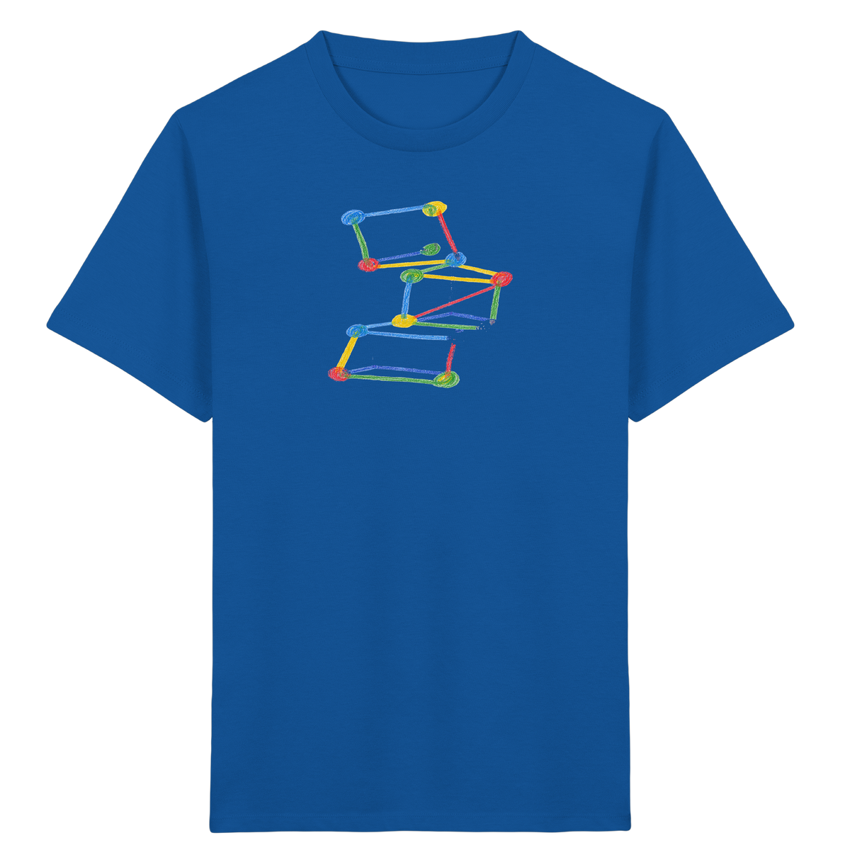 Bunte Bauklötze Farbpunkt - Kinder Bio T-Shirt