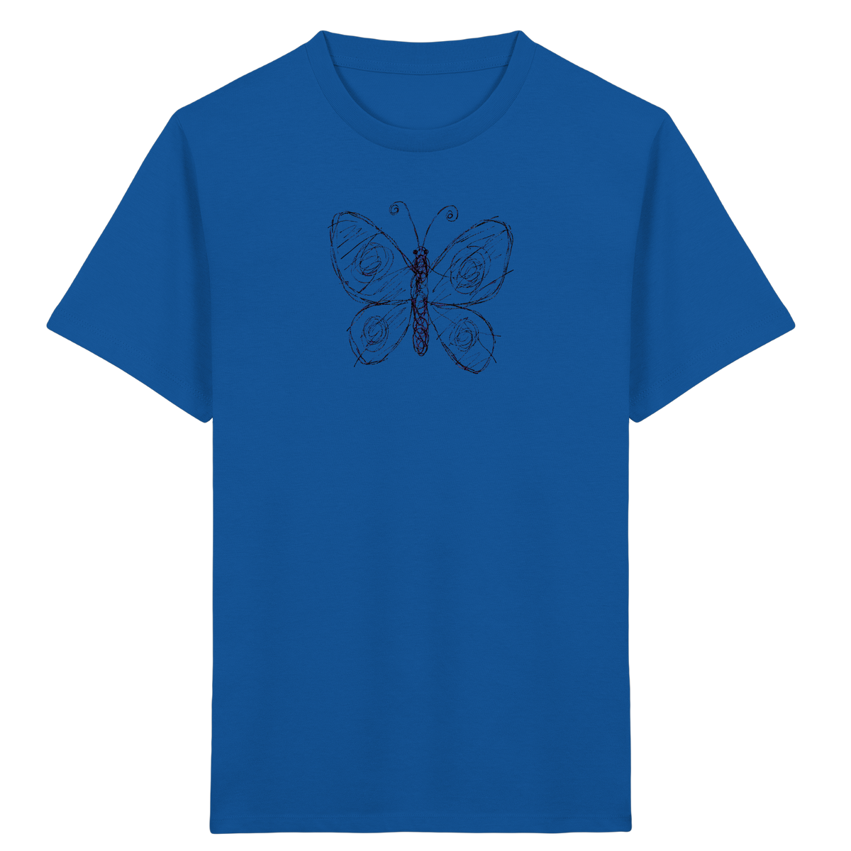 Schmetterling von oben - Kinder Bio T-Shirt