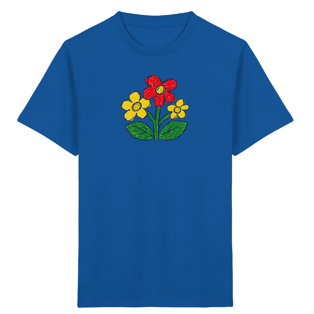 Kritzel-Dreiblüte Kinder T-Shirt - Kinder Bio T-Shirt