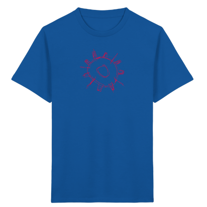 Karminrotes Zackenrad Kinder T-Shirt - Kinder Bio T-Shirt