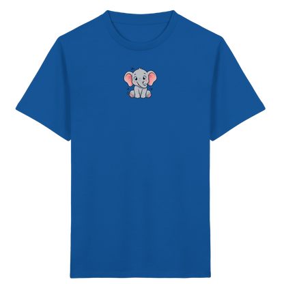 Niedlicher Elefant: Fröhliches Kinder-T-Shirt - Kinder Bio T-Shirt