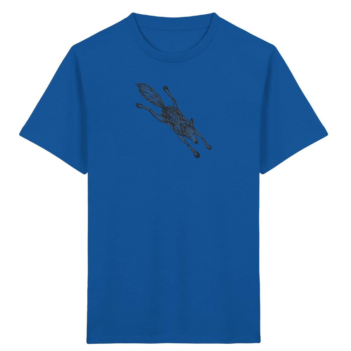 Wolf von oben - Kinder Bio T-Shirt