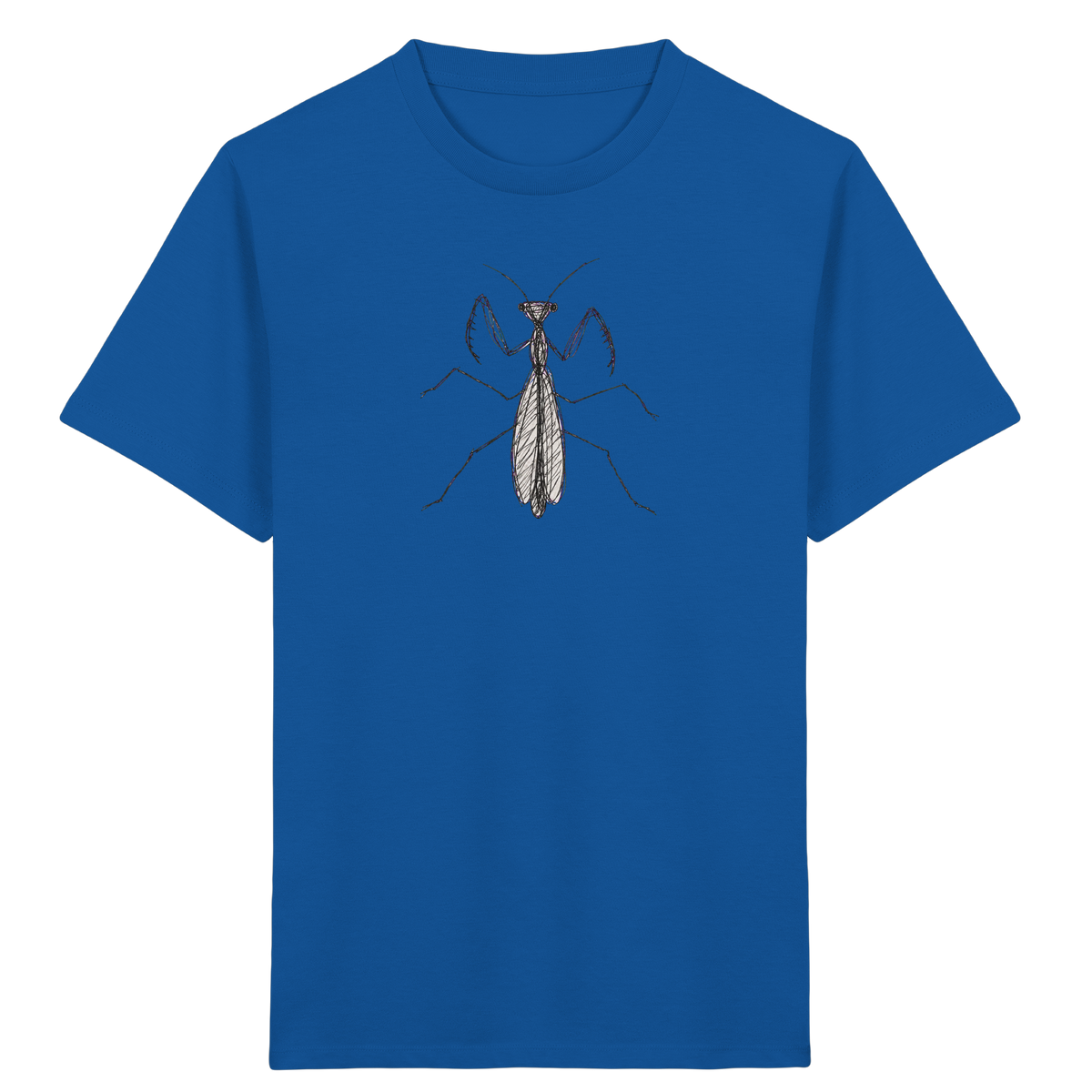 Gottesanbeterin von oben - Kinder Bio T-Shirt